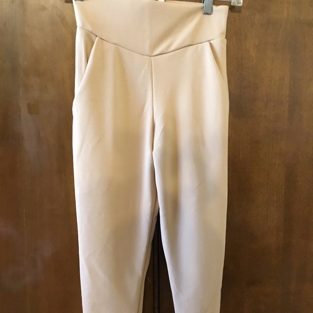 Beige Work Pants